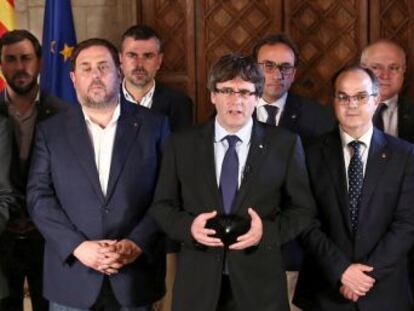 El  president  argumentó que, tras el referéndum celebrado ayer, los catalanes se ha ganado el derecho a ser “escuchados, respetados y reconocidos”