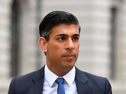 Rishi Sunak, ministro de Finanzas de Reino Unido.