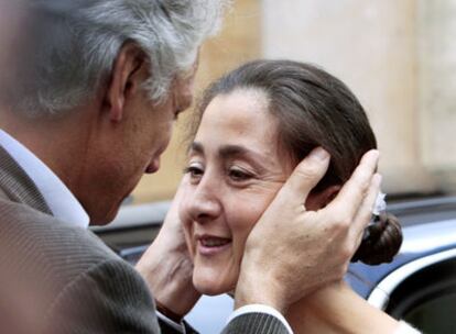 Dominique de Villepin, esta semana en París, con Ingrid Betancourt.