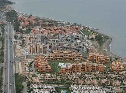 Edificios de nueva construccin en la costa de Estepona.