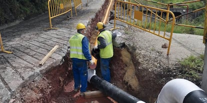 Trabajadores de Elecnor.