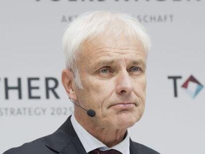 El presidente de Volkswagen, Matthias M&uuml;ller. EFE/Archivo