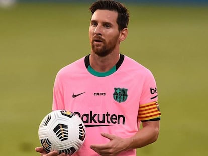 El exjugador del Barcelona, Lionel Messi