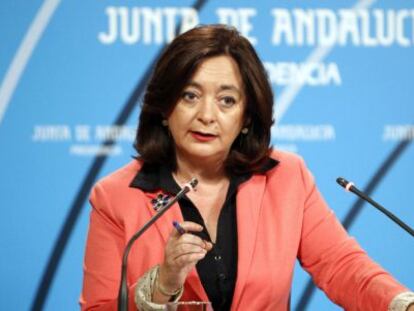Mar Moreno, consejera de Educación tras el Consejo de Gobierno.