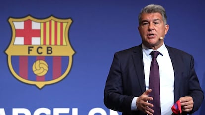 Joan Laporta, presidente del FC Barcelona, en una imagen de archivo