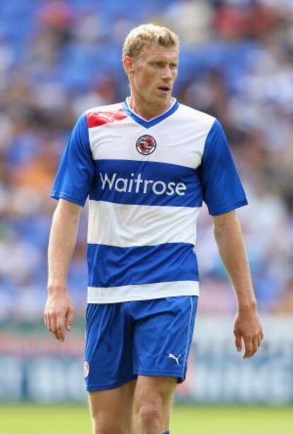 El futbolista ruso Pavel Pogrebnyak, que esta temporada juega en el Reading.