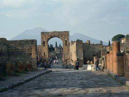 Recinto arqueológico de Pompeya, en Italia.
