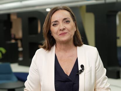 La directora de EL PAÍS Pepa Bueno en la redacción del periódico el pasado 9 de junio.