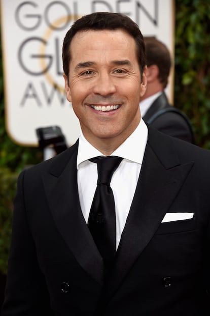 Jeremy Piven, Ari Gold en Entourage, a su paso por la alfombra roja.