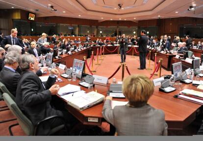 Reunión de los ministros de Defensa de la UE en Bruselas.