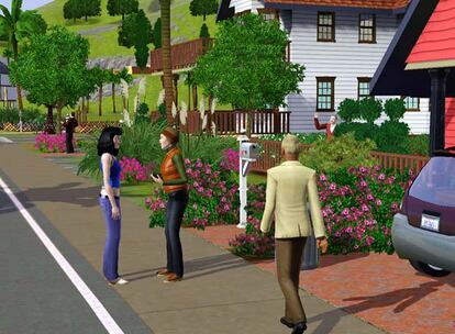 Escenas de <b><i>Sims 3. </b></i>