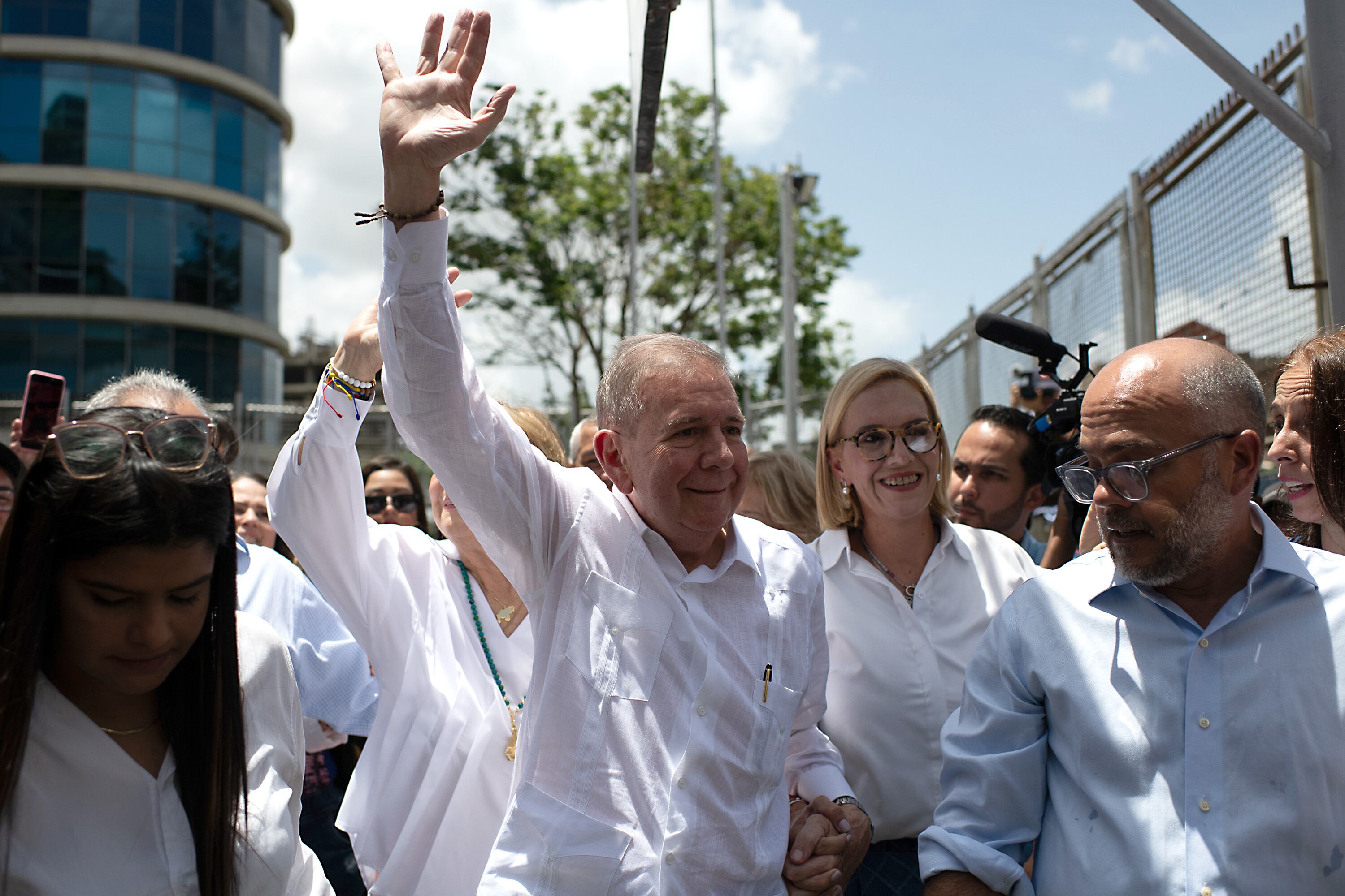 El opositor Edmundo González, en Caracas (Venezuela) el 28 de julio de 2024.