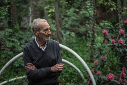 Vicente Rojo, durante una entrevista en su estudio en Coyoacán en la Ciudad de México.