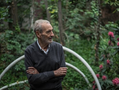 Vicente Rojo, durante una entrevista en su estudio en Coyoacán en la Ciudad de México.