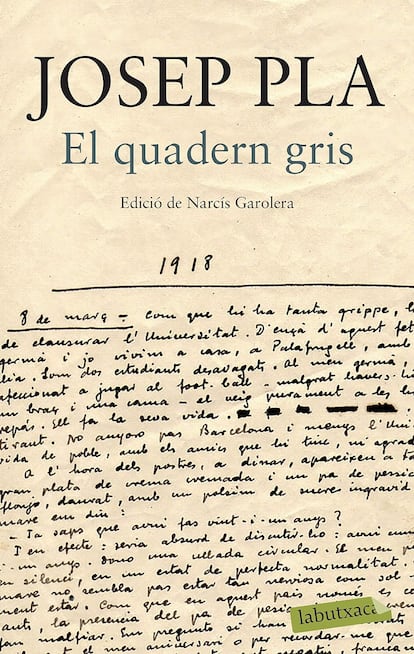 Portada de 'El quadern gris', de Josep Pla