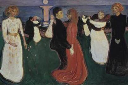 <i>La danza de la vida</i> (1899-1900), de Edvard Munch, de la Galería Nacional de Oslo.