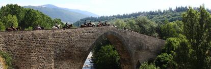 El puente de San Miguel, en Jaca (Huesca).
