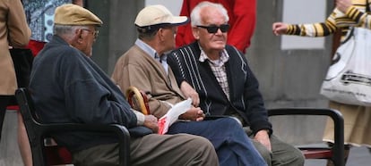 Un grupo de jubilados en Canarias.