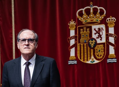El Defensor del Pueblo, Ángel Gabilondo, durante unas jornadas organizadas por el Consejo General del Poder Judicial, en Madrid, el pasado diciembre.