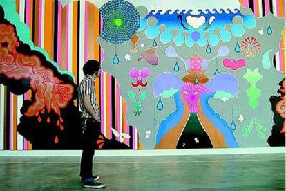 Vista de la instalación 'Punk Funk' (2005), de Dzine, de la galería Monique Meloche.