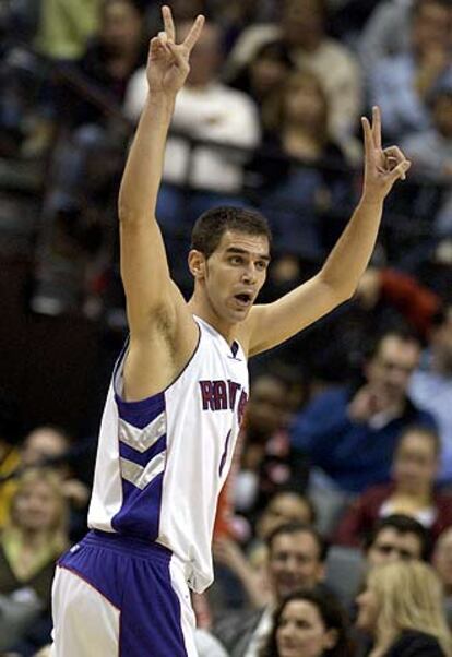 Caldern, en el partido disputado hoy ante los Knicks de Nueva York.