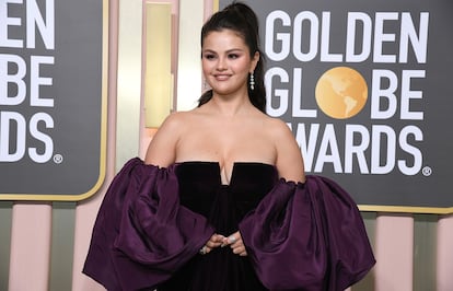 Selena Gomez, vestida de Valentino en los Globos de Oro el pasado 11 de enero.