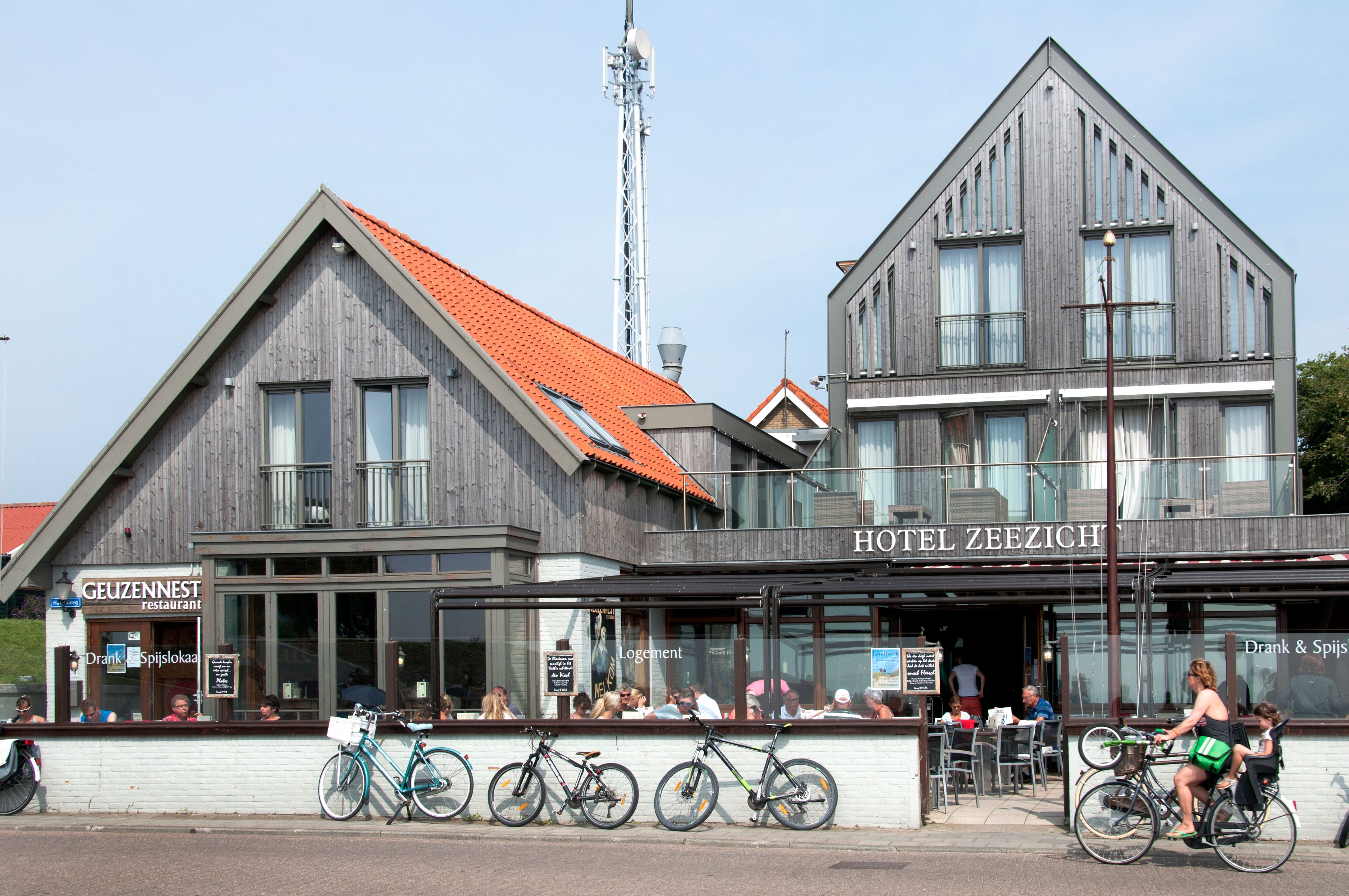 Un restaurante en la isla Vlieland, una de las islas Frisias.