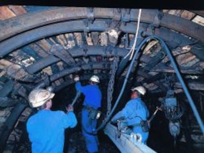 Mineros de Hullera Vasco-Leonesa.