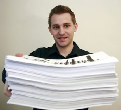 El estudiante austriaco Max Schrems.