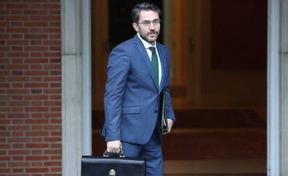 Màxim Huerta, a la seva arribada al primer Consell de Ministres el 8 de juny.