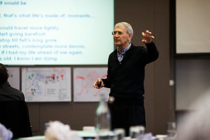 Manfred Kets de Vries, durante uno de sus seminarios.