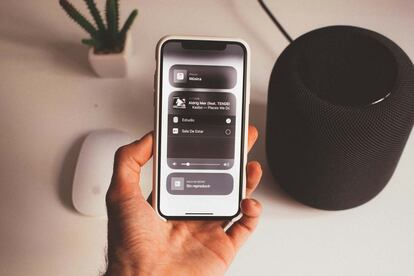 Uso de un HomePod con un iPhone