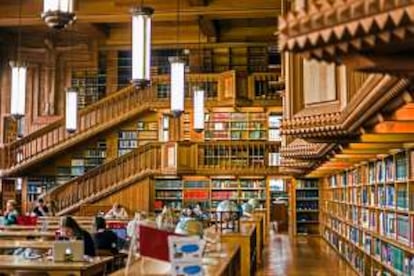 Biblioteca de la Universidad de Lovaina (Bélgica).