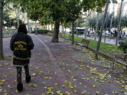 Jardines de Montserrat de Barcelona donde el menor recibió la puñalada mortal.