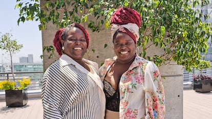 Jessica y Jessie, dos hermanas haitianas refugiadas en Tijuana (México) en una imagen de archivo.