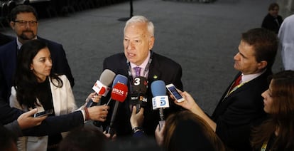 Garc&iacute;a-Margallo, en una rueda de prensa en Washington.