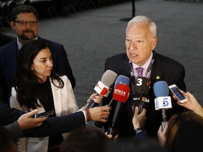 Garc&iacute;a-Margallo, en una rueda de prensa en Washington.