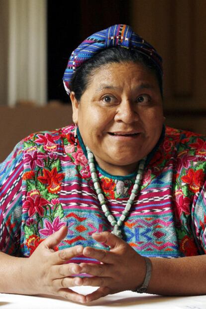 Rigoberta Menchú.