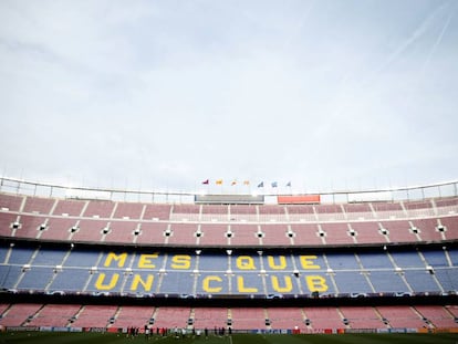 O Camp Nou, palco da partida de volta das quartas na Champions.