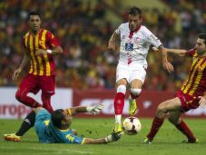 Imagen del partido entre el Sevilla y el Selangor FA de Malasia