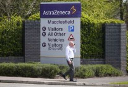 Edificio de AstraZeneca en Macclesfield, en el centro de Inglaterra.