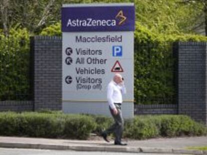 Edificio de AstraZeneca en Macclesfield, en el centro de Inglaterra. 