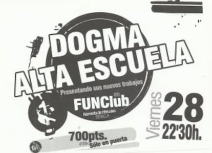 Primer concierto de Dogma Crew junto a Alta escuela.
