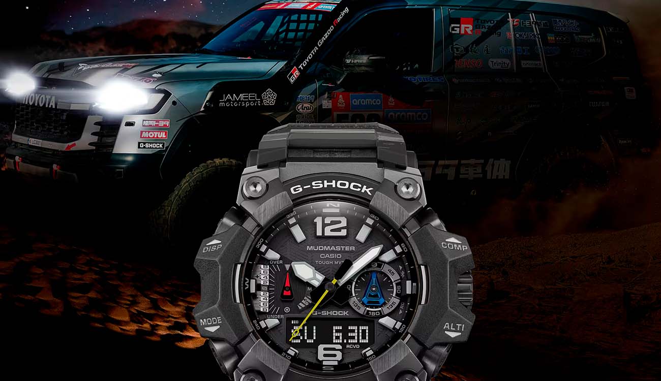 Casio G Shock GWG B1000TLC 1A Mudmaster: un reloj inspirado en las noches del Dakar