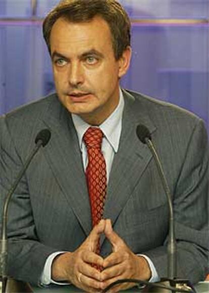 El líder socialista, José Luis Rodríguez Zapatero.