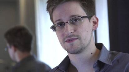 Snowden, en una captura de una grabación de vídeo facilitada por el diario británico 'The Guardian'.