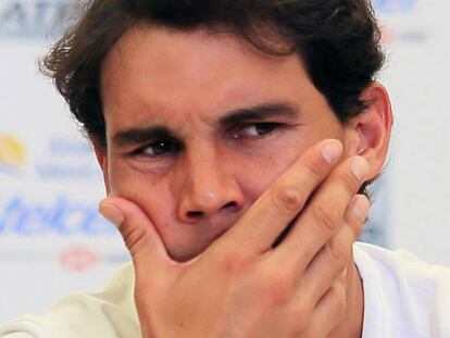 Nadal, durante una conferencia de prensa reciente en Acapulco.