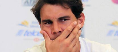 Nadal, durante una conferencia de prensa reciente en Acapulco.