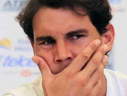 Nadal, durante una conferencia de prensa reciente en Acapulco.