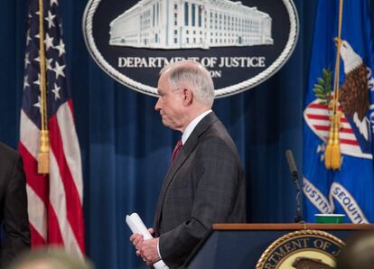 Jeff Sessions, fiscal general de Estados Unidos.